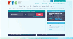 Desktop Screenshot of portlandtherapycenter.com